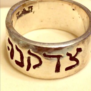 Men’s silver & black Ring